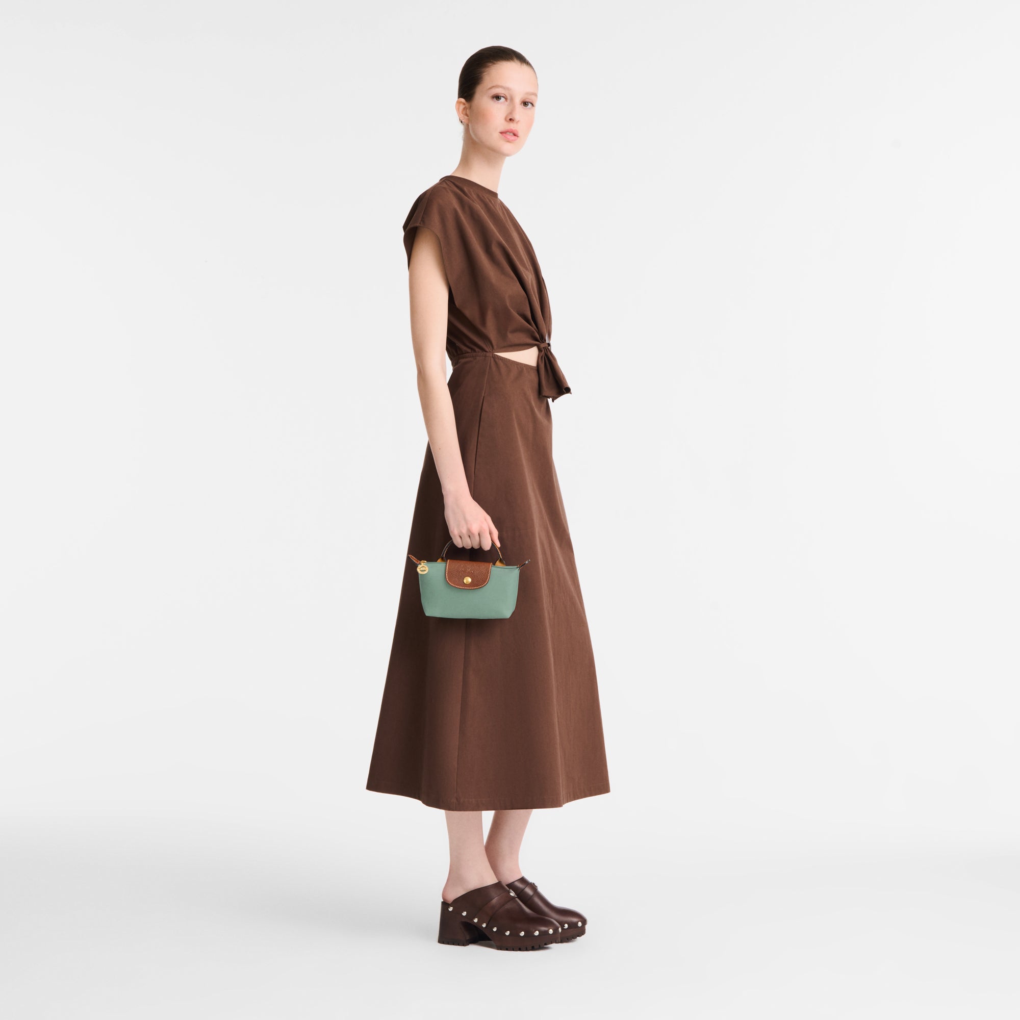 Trousse cosmétiques Longchamp avec poignée Le Pliage Original