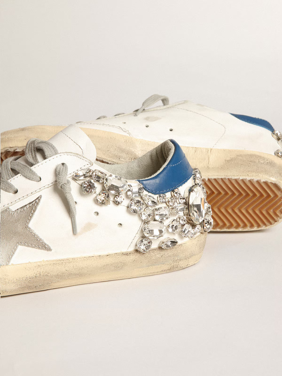 Super-Star pour femme rehaussées de pierres Swarovski appliquées
